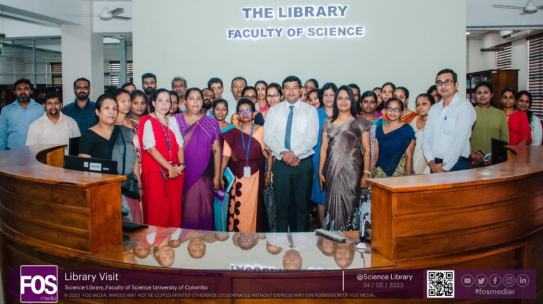 A Team from the National Library and Documentation Services Board of Sri Lanka Visits the Science Library of the University of Colombo